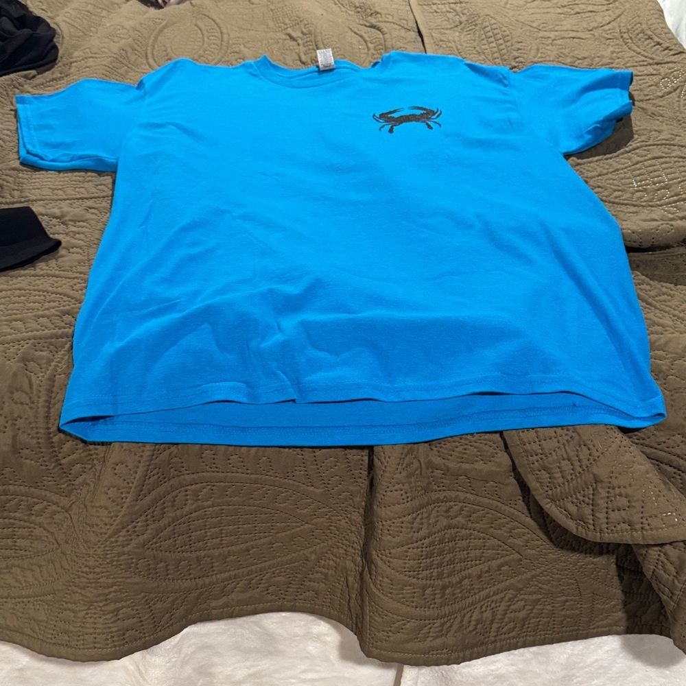 Md Blue T-Shirt with Crab Design